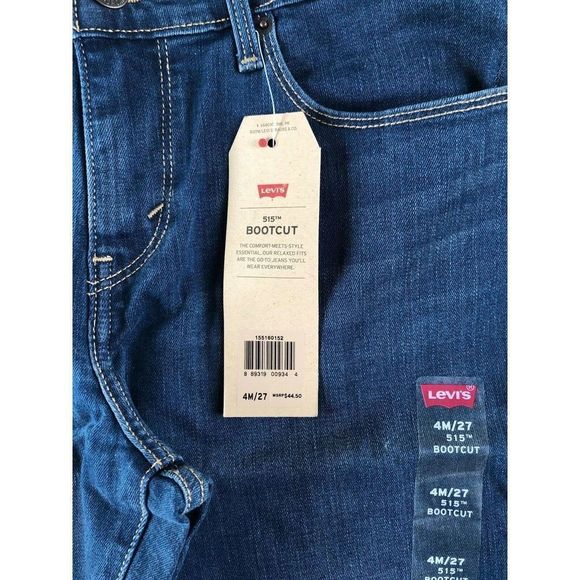 LEVI'S 515 Womens Boot Cut Stretch Denim Jeans - S - Picture 4 of 4
